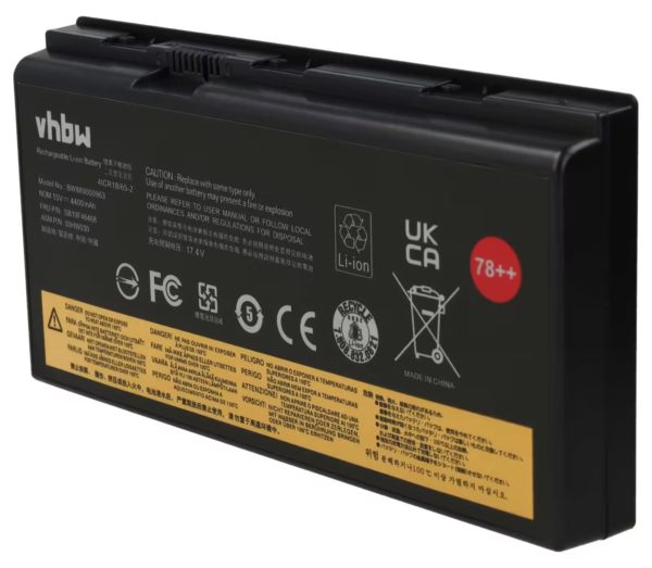 Lenovo 4ICR18/65-2 4400mAh Lenovo www.probaterie.sk 3